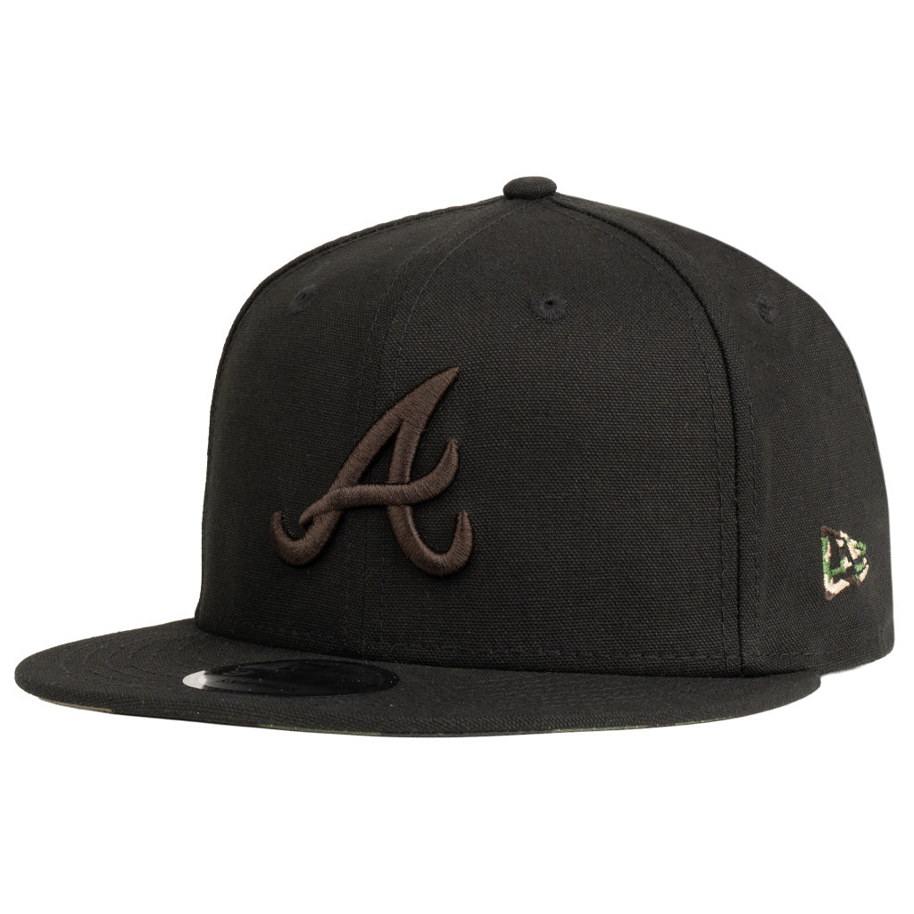 MLB Atlanta Braves New Era Commando 9FIFTY Snapback Hat - Black