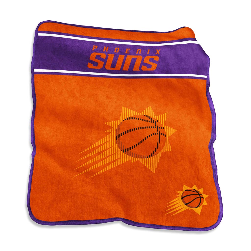 NBA Phoenix Suns Logo Brands 60" x 80" Raschel Blanket - Orange