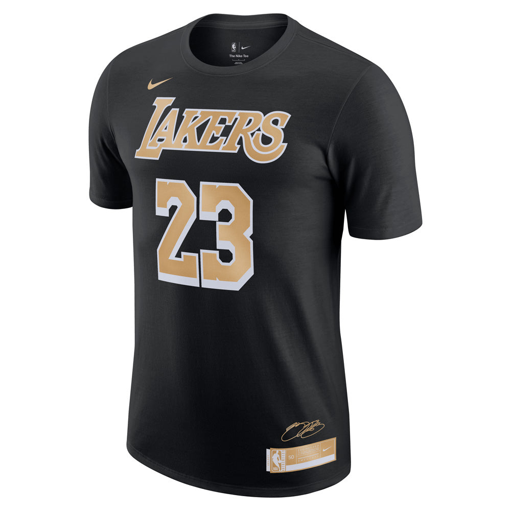 NBA Los Angeles Lakers LeBron James Nike 2024 Select Name &amp; Number Tee