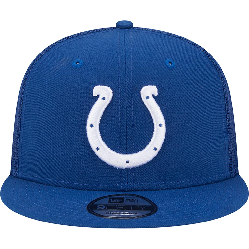 NFL Indianapolis Colts New Era 9FIFTY Snapback Trucker Hat - Blue