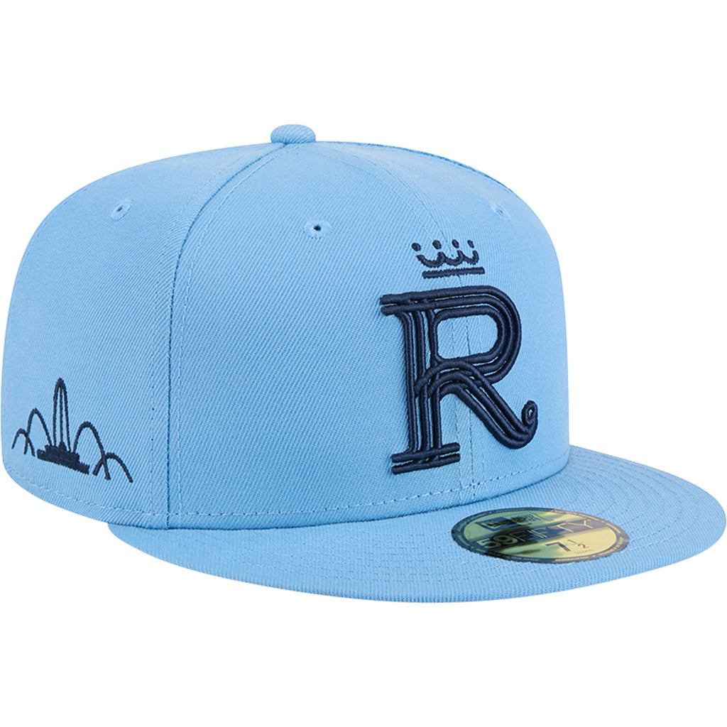 MLB Kansas City Royals New Era City Connect Fan Pack 59FIFTY Fitted Hat - Blue
