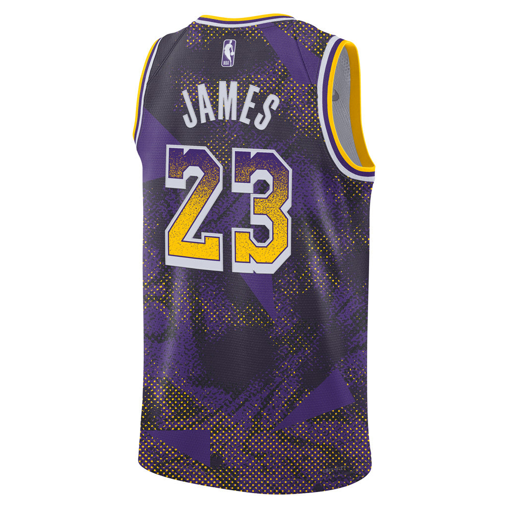 NBA Los Angeles Lakers Lebron James Nike 2025 Select Series Swingman Jersey - Purple