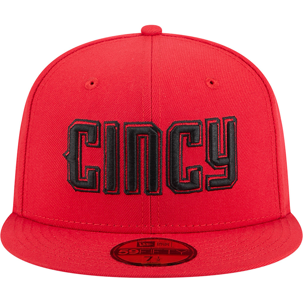 MLB Cincinnati Reds New Era City Connect Fan Pack 59FIFTY Fitted Hat - Red