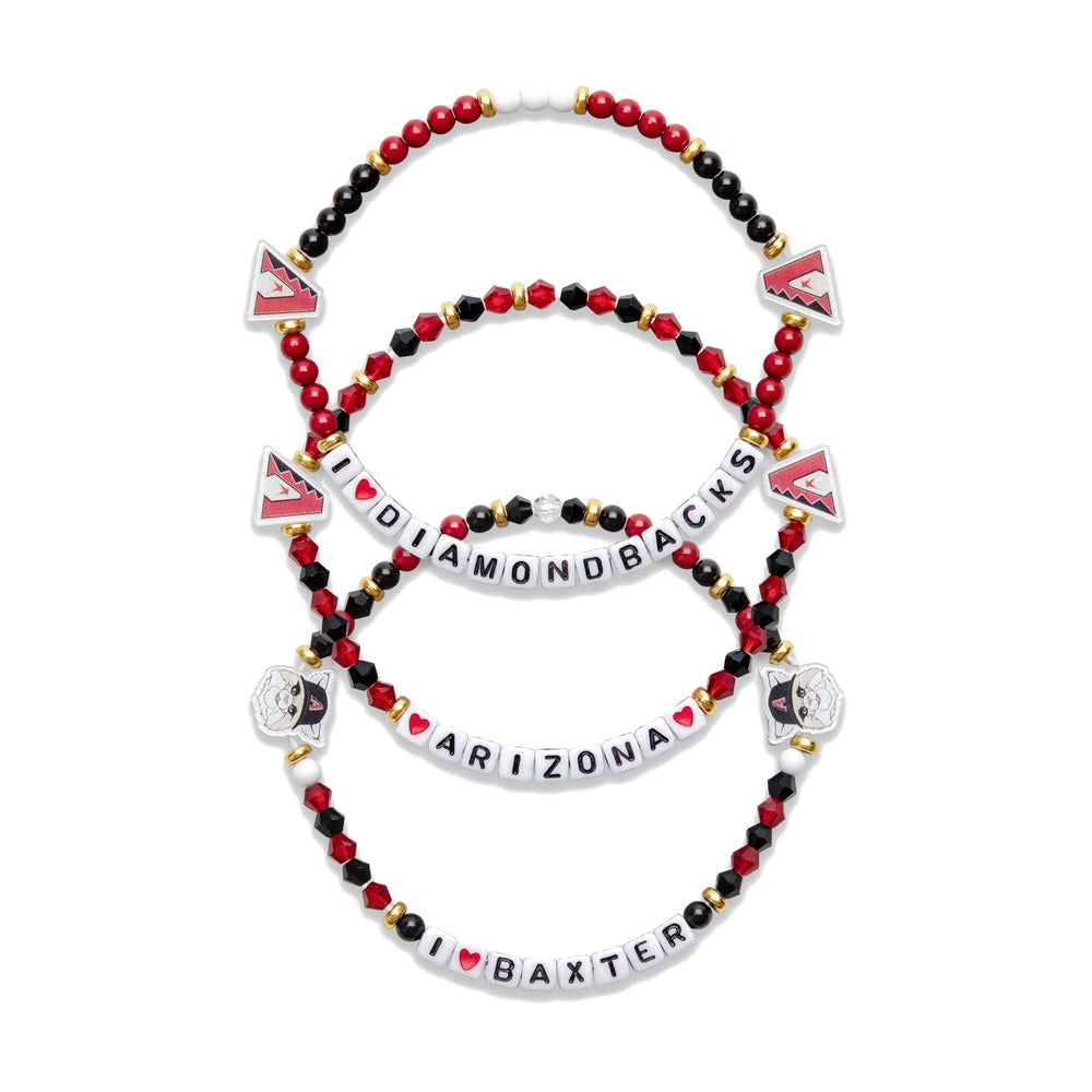 MLB Arizona Diamondbacks FOCO 3-Pack Friendship Bracelet