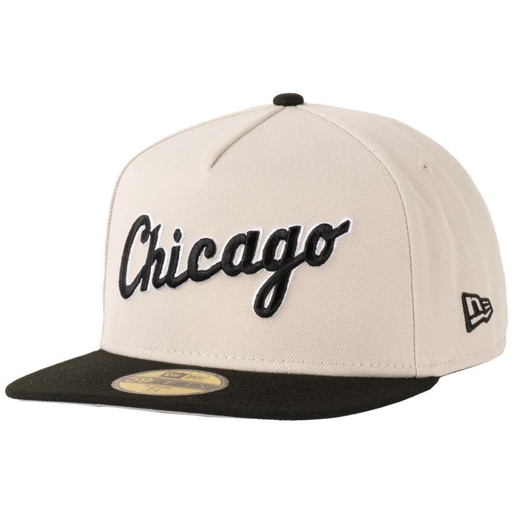 MLB Chicago White Sox New Era Stone A-Frame 59FIFTY Fitted Hat