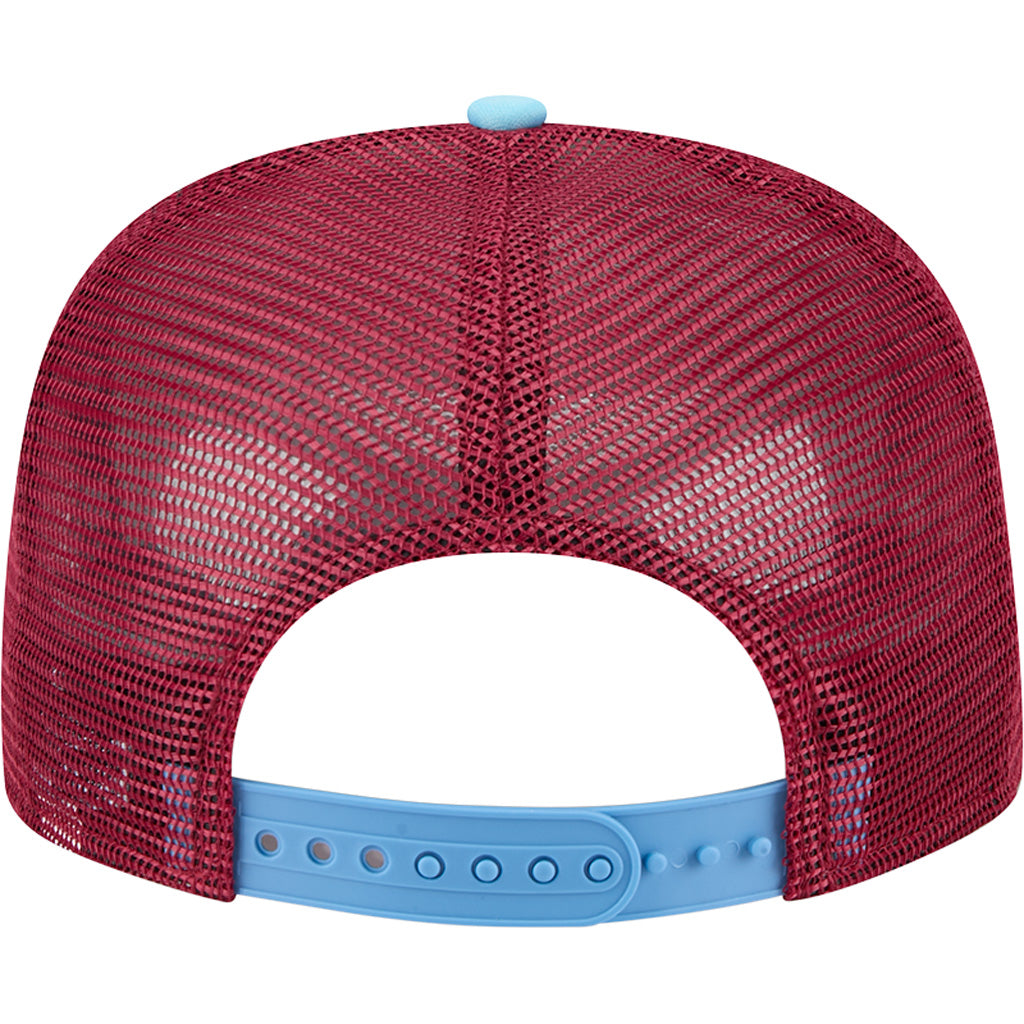 MLB Philadelphia Phillies New Era Retro Script 9FIFTY A-Frame Snapback Hat - White