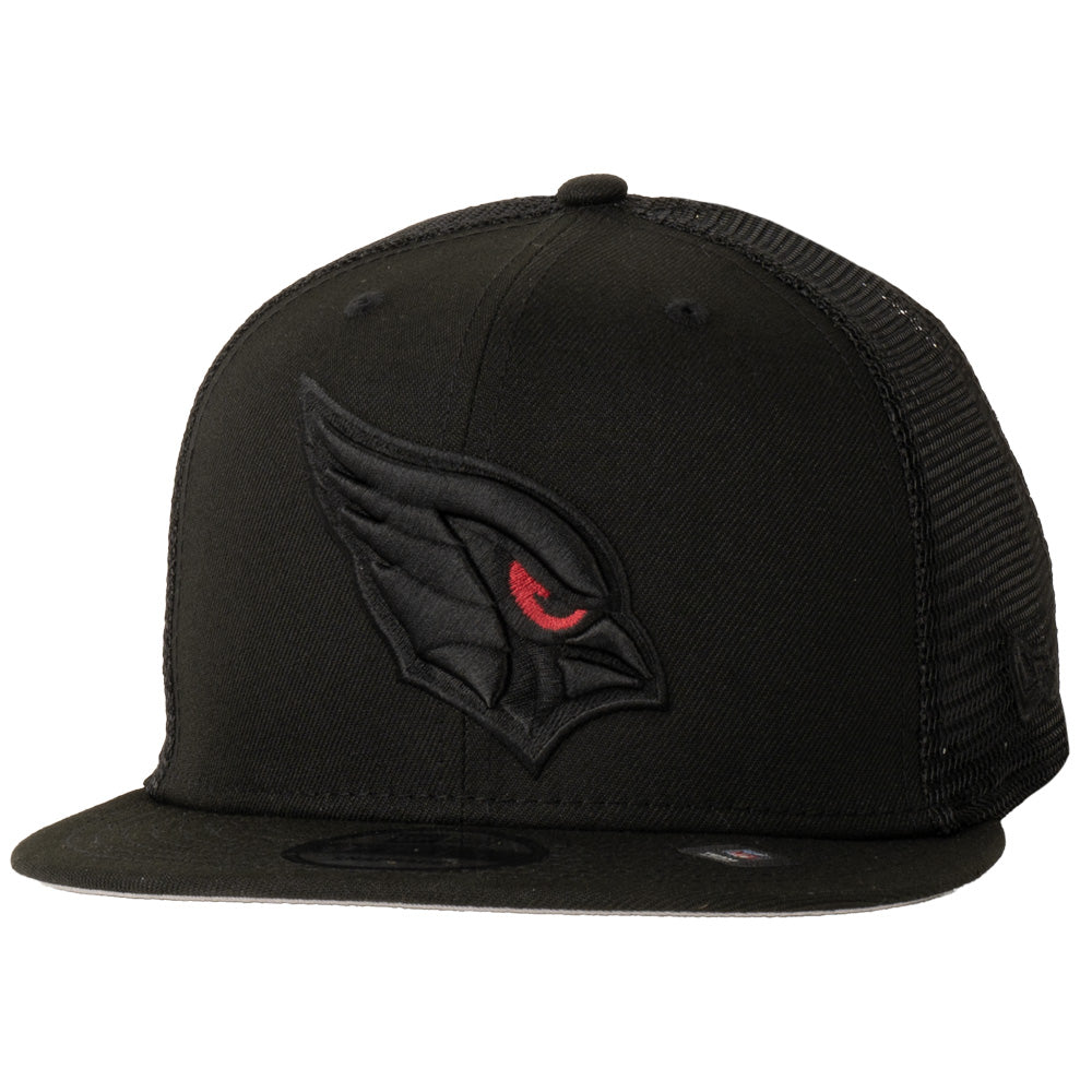 NFL Arizona Cardinals New Era Red Eye 9FIFTY Trucker Snapback Hat - Black