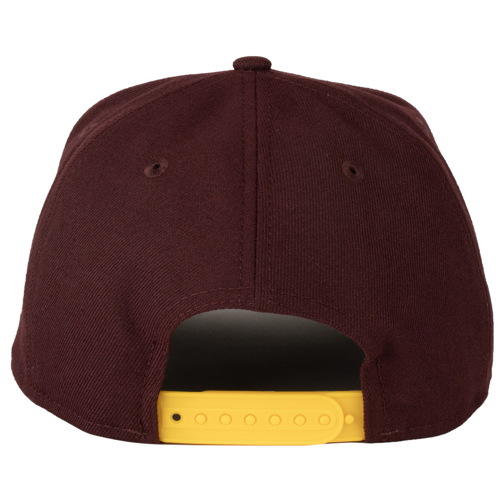 NCAA Arizona State Sun Devils New Era Sparky Flames 9FIFTY A-Frame Snapback - Maroon