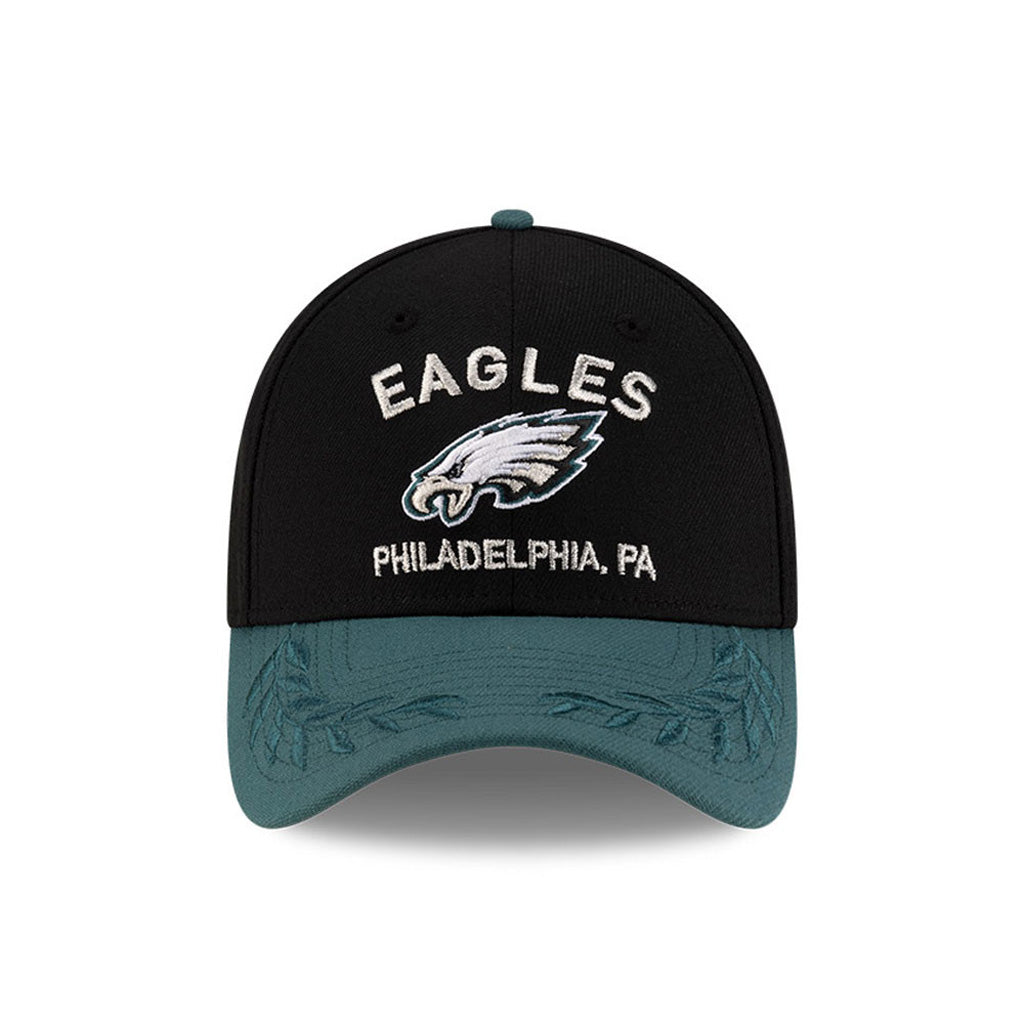 NFL Philadelphia Eagles New Era 2025 Draft 39THIRTY Flex Fit Hat - Black