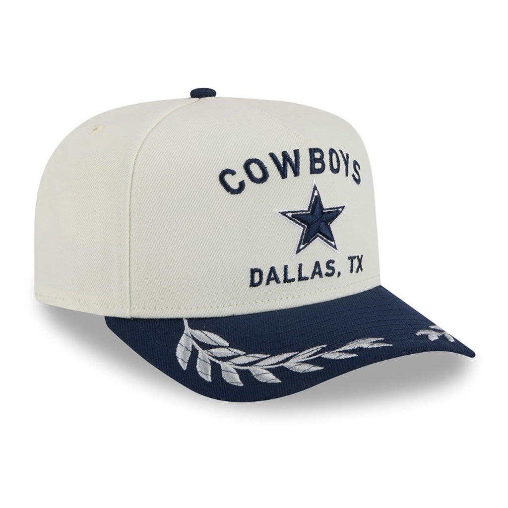NFL Dallas Cowboys New Era 2025 Draft 9FIFTY A-Frame Hat - Chrome