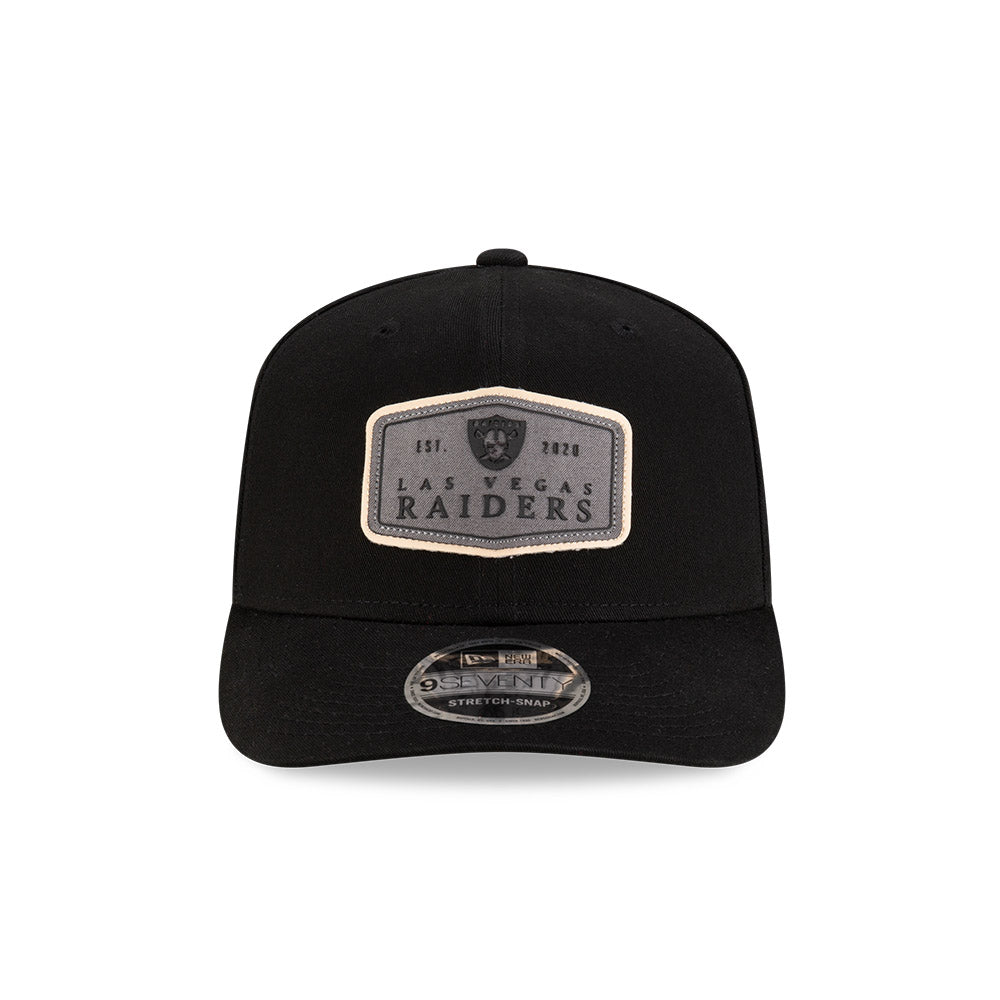 NFL Las Vegas Raiders Labeled 9SEVENTY Stretch-Snapback Hat - Black