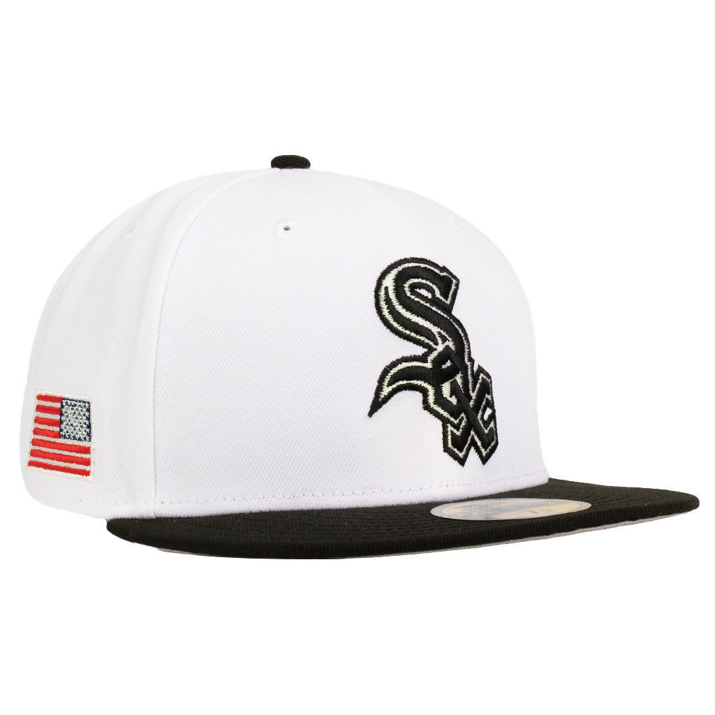 MLB Chicago White Sox New Era Space Shuttle 59FIFTY Fitted Hat - White