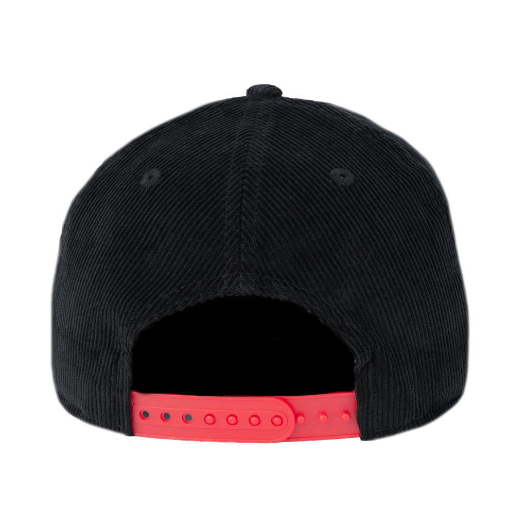 NBA Philadelphia 76ers New Era All Corduroy 9FIFTY A-Frame Snapback Hat - Black