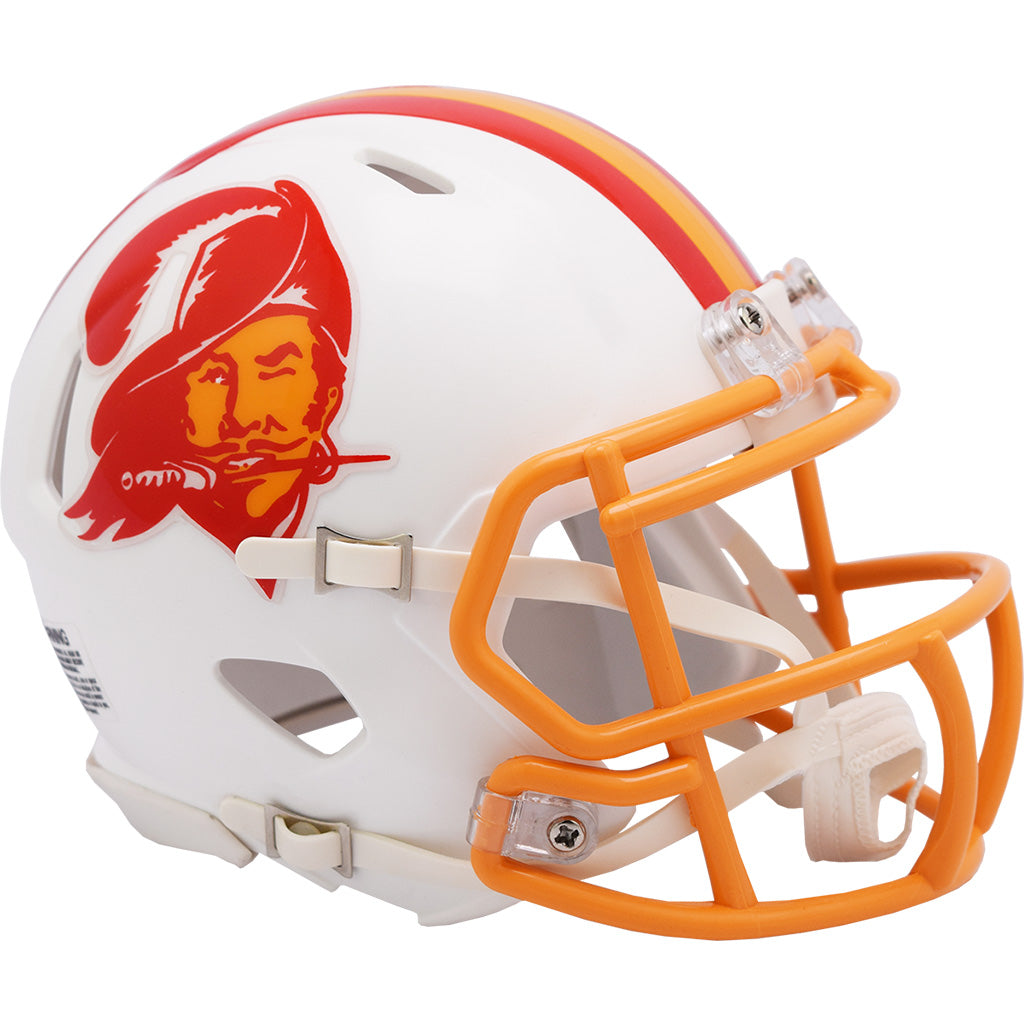 NFL Tampa Bay Buccaneers Riddell 1976-1996 Throwback Mini Helmet - White