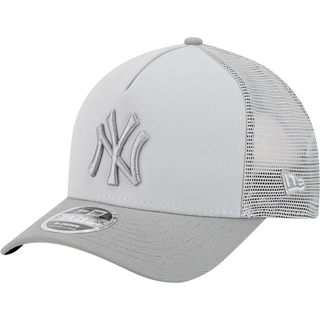 MLB New York Yankees New Era Gray Tonal 9FORTY M-Crown Snapback Trucker Hat - Gray