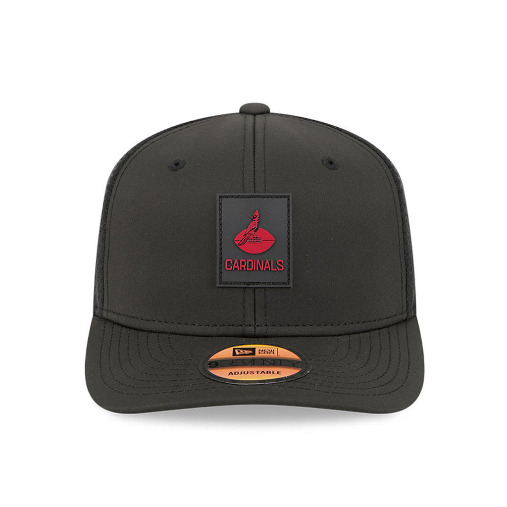 NFL Arizona Cardinals New Era 2025 Sideline 9SEVENTY Stretch-Snapback Hat - Black