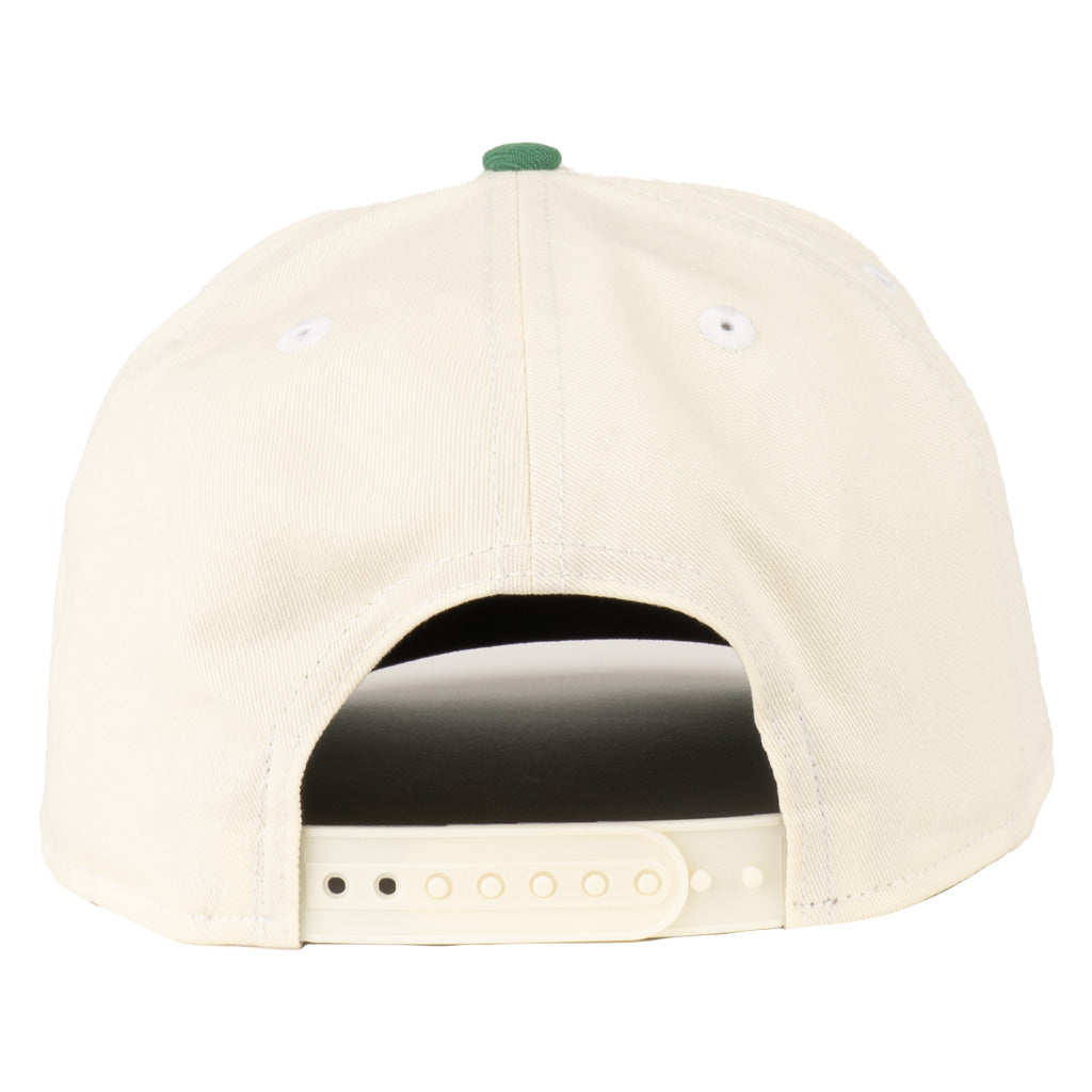 NFL Philadelphia Eagles New Era Throwback Two-Tone TC 9FIFTY A-Frame Snapback Hat - Cream
