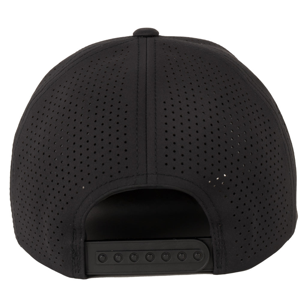 NCAA Arizona State Sun Devils Branded Bills Black on Black Sparky Flames Curved Elite Snapback Hat - Black