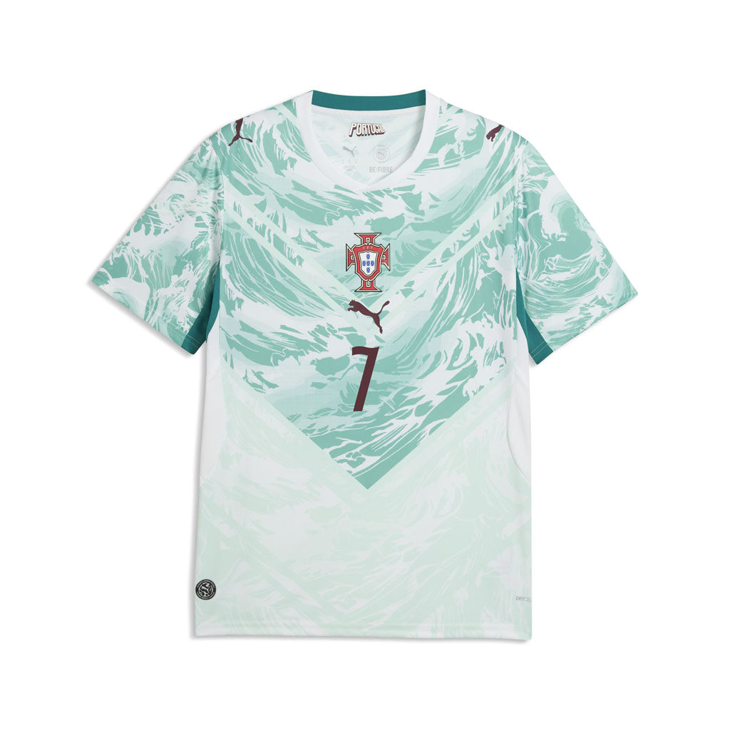 Portugal National Team Cristiano Ronaldo Puma 2026 Away Replica Jersey - White