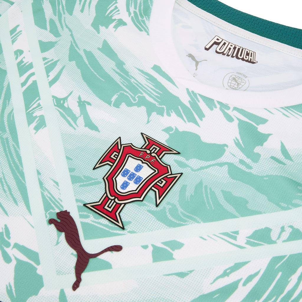 Portugal National Team Cristiano Ronaldo Puma 2026 Away Replica Jersey - White