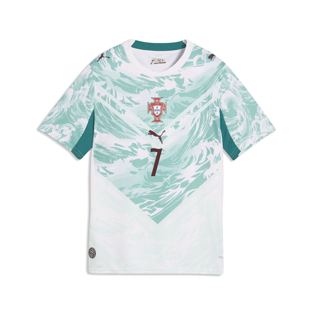 Portugal National Team Cristiano Ronaldo Youth Puma 2026 Away Replica Jersey - White