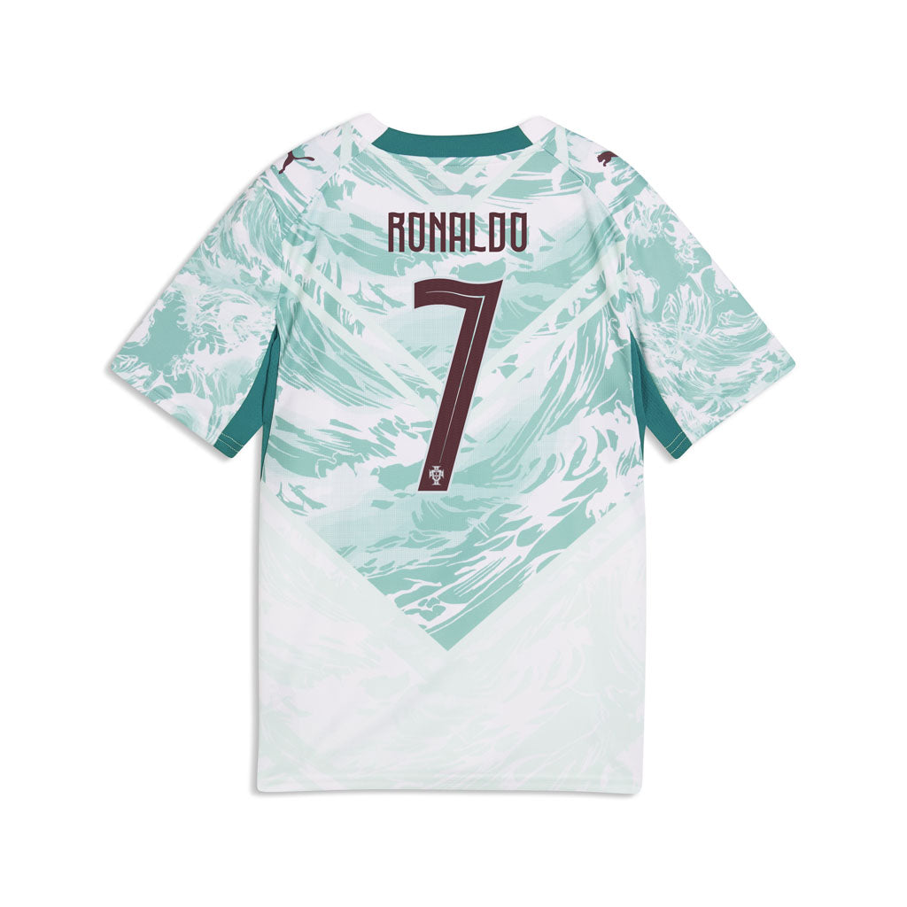 Portugal National Team Cristiano Ronaldo Youth Puma 2026 Away Replica Jersey - White