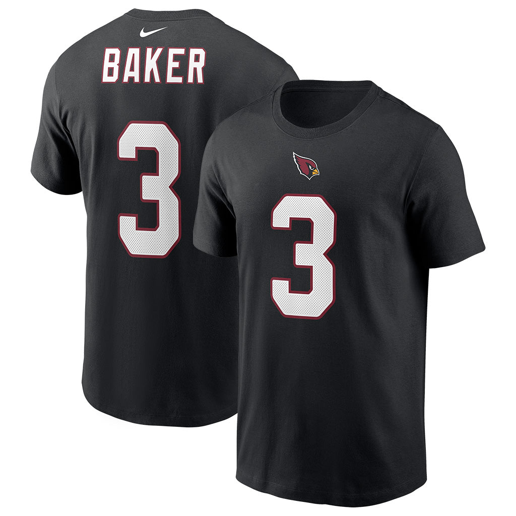 NFL Arizona Cardinals Budda Baker Nike Name & Number T-Shirt - Black