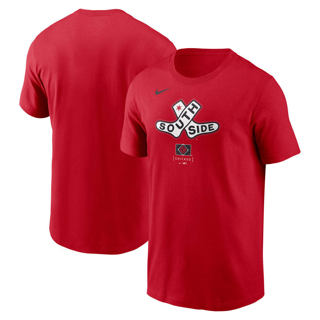 MLB Chicago White Sox Nike 2025 City Connect Logo Cotton T-Shirt - Red
