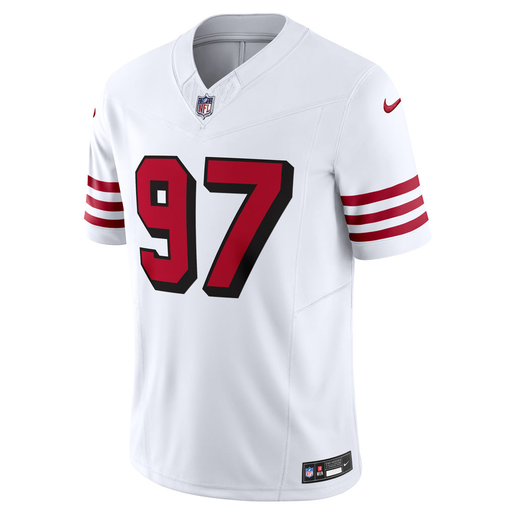 NFL San Francisco 49ers Nick Bosa Nike Alternate Vapor F.U.S.E. Limited Jersey - White