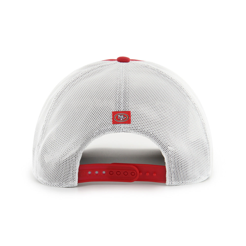 NFL San Francisco 49ers '47 Downburst Mesh Hitch Adjustable Hat - Red