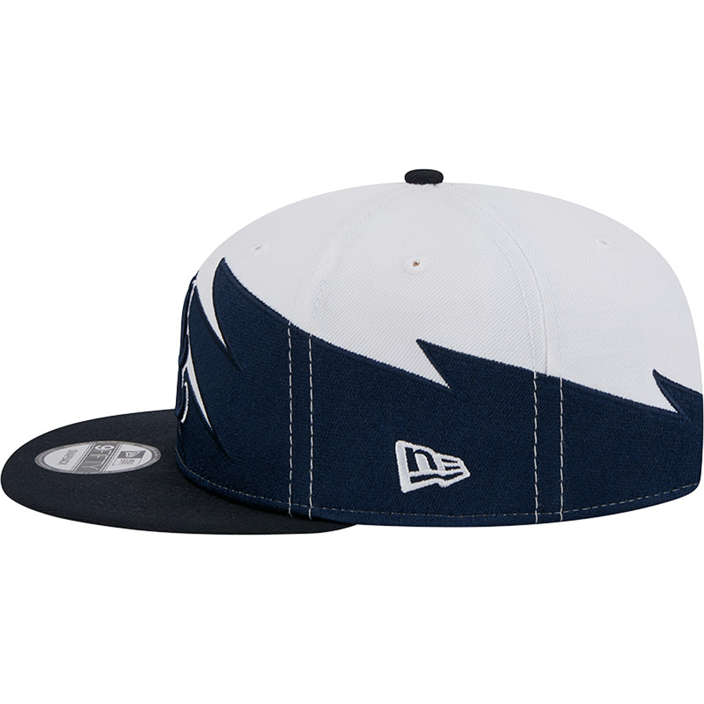 MLB Atlanta Braves New Era Jagged 9FIFTY Snapback Hat - White