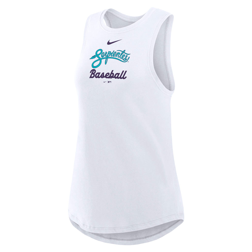 MLB Arizona Diamondbacks Women's Nike 2025 City Connect Highneck Tank Top - White