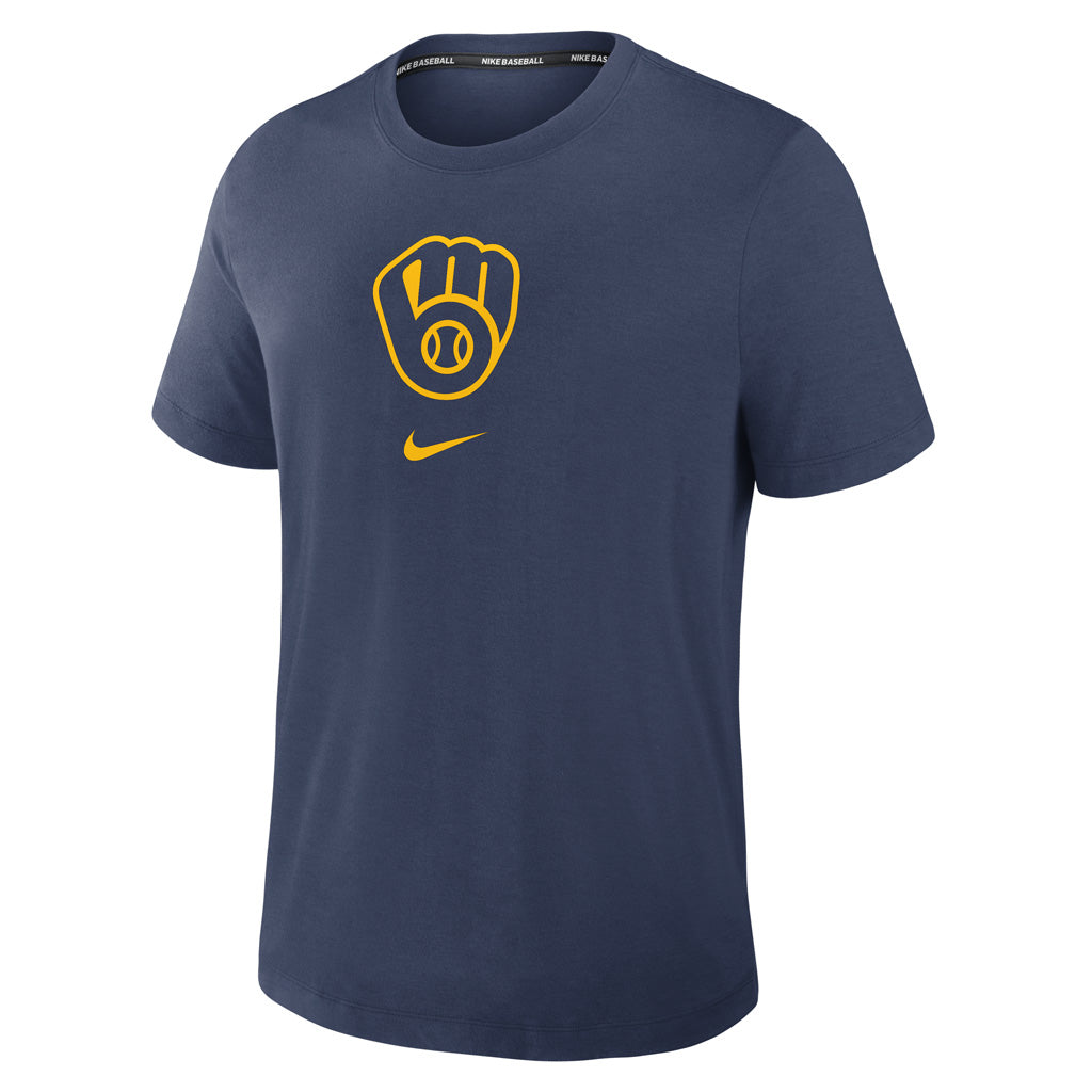 MLB Milwaukee Brewers Nike 2025 Early Work T-Shirt - Navy