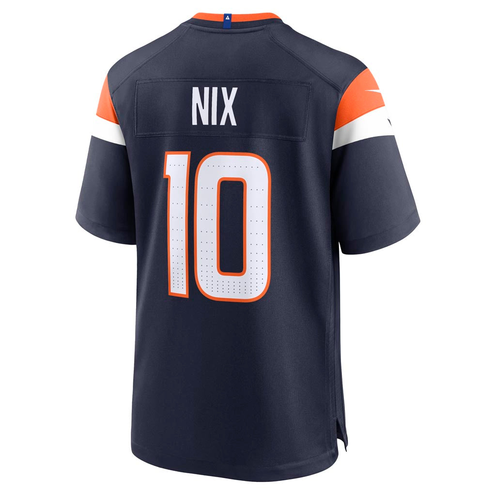 NFL Denver Broncos Bo Nix Nike Alternate Game Jersey - Navy