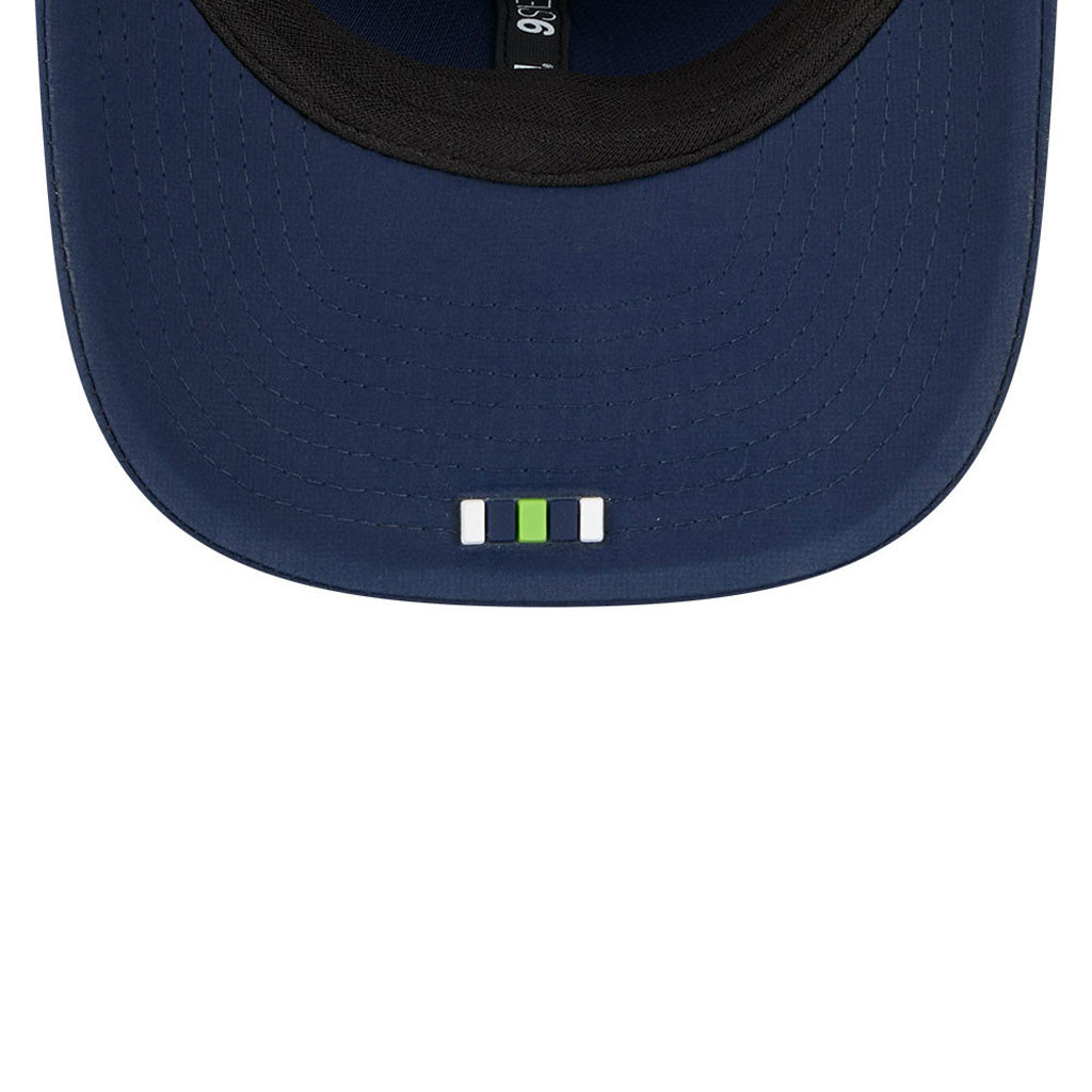 NFL Seattle Seahawks New Era 2025 Sideline 9SEVENTY Stretch-Snapback Hat - Navy