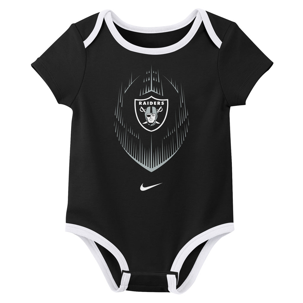 NFL Las Vegas Raiders Infant Nike 3 Piece Set