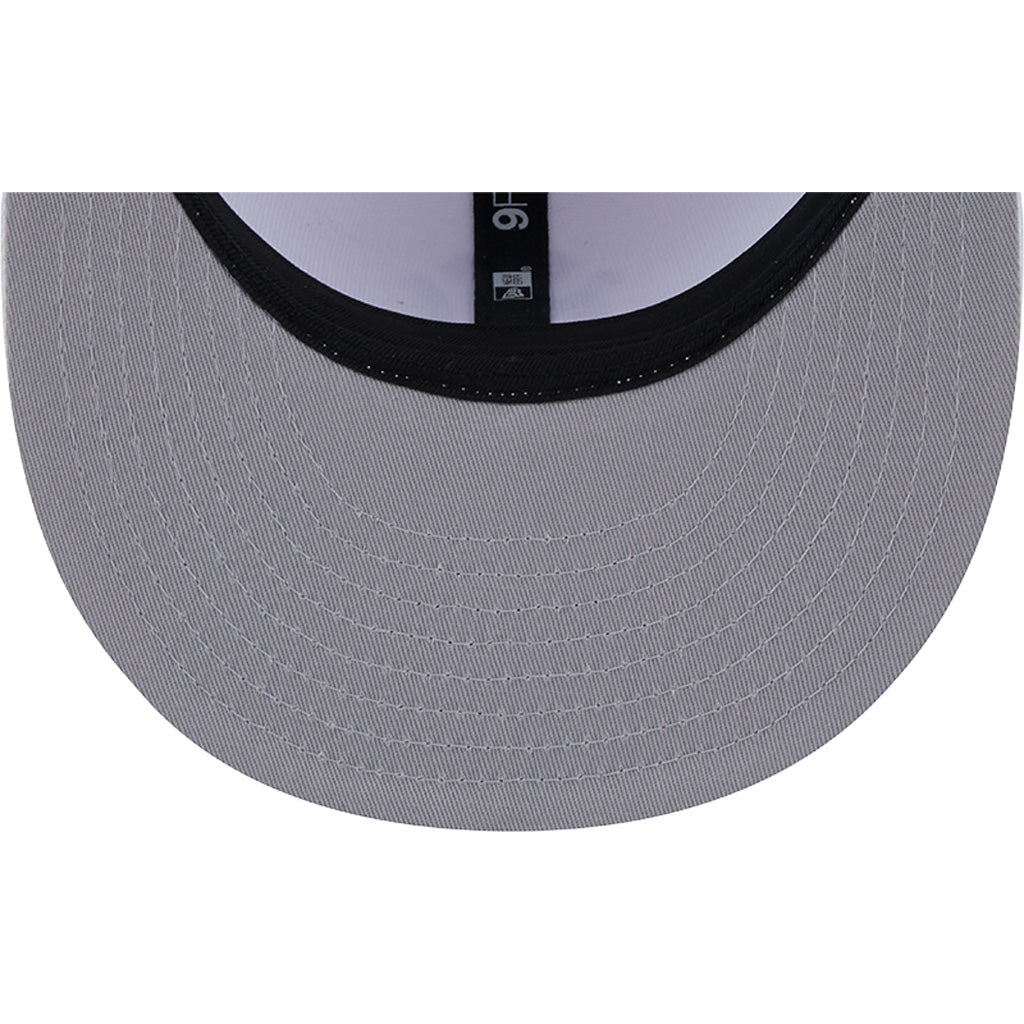 MLB New York Yankees New Era White on White 9FIFTY Snapback Hat - White