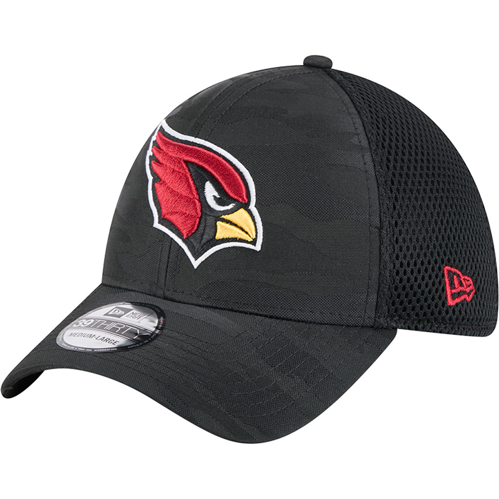 NFL Arizona Cardinals New Era Black Camo 39THIRTY Flex Fit Hat - Black