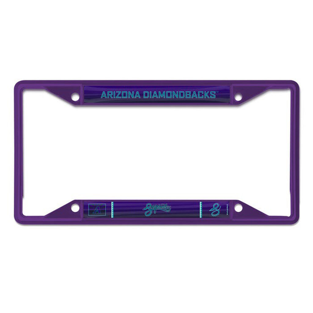 MLB Arizona Diamondbacks WinCraft 2025 City Connect License Plate Frame - Purple