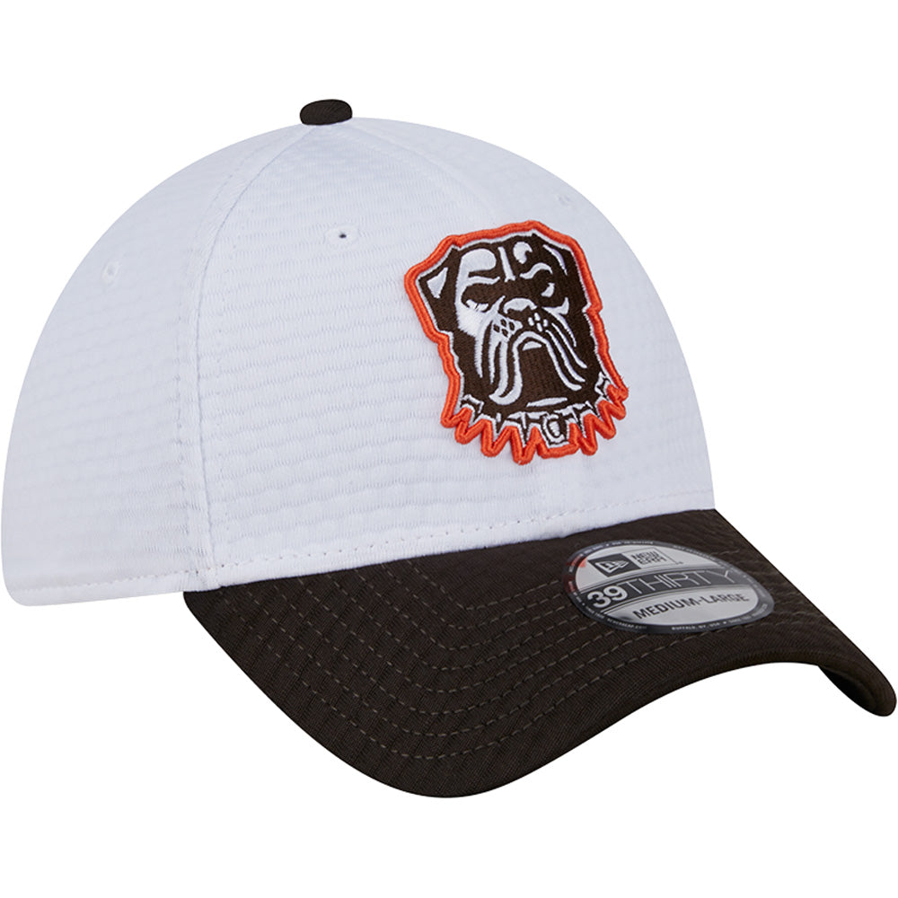 NFL Cleveland Browns New Era 2024 Training 39THIRTY Flex Fit Hat - White