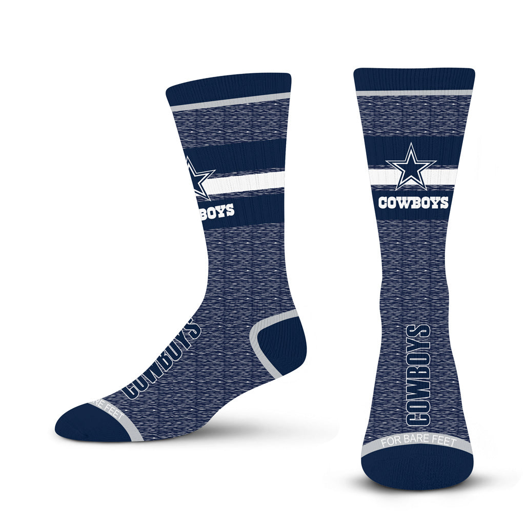 NFL Dallas Cowboys For Bare Feet Spotlight Socks - Navy