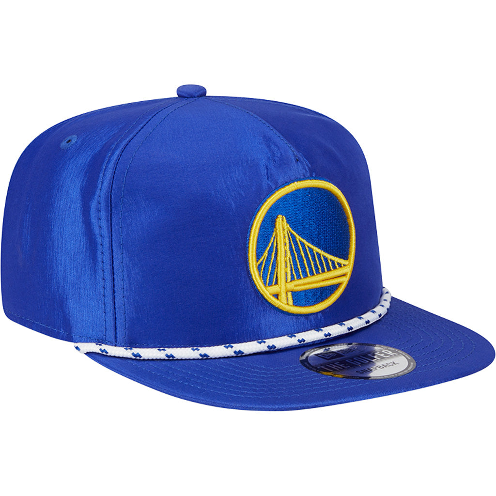 NBA Golden State Warriors New Era Team Rope Golfer 9FIFTY Hat - Blue