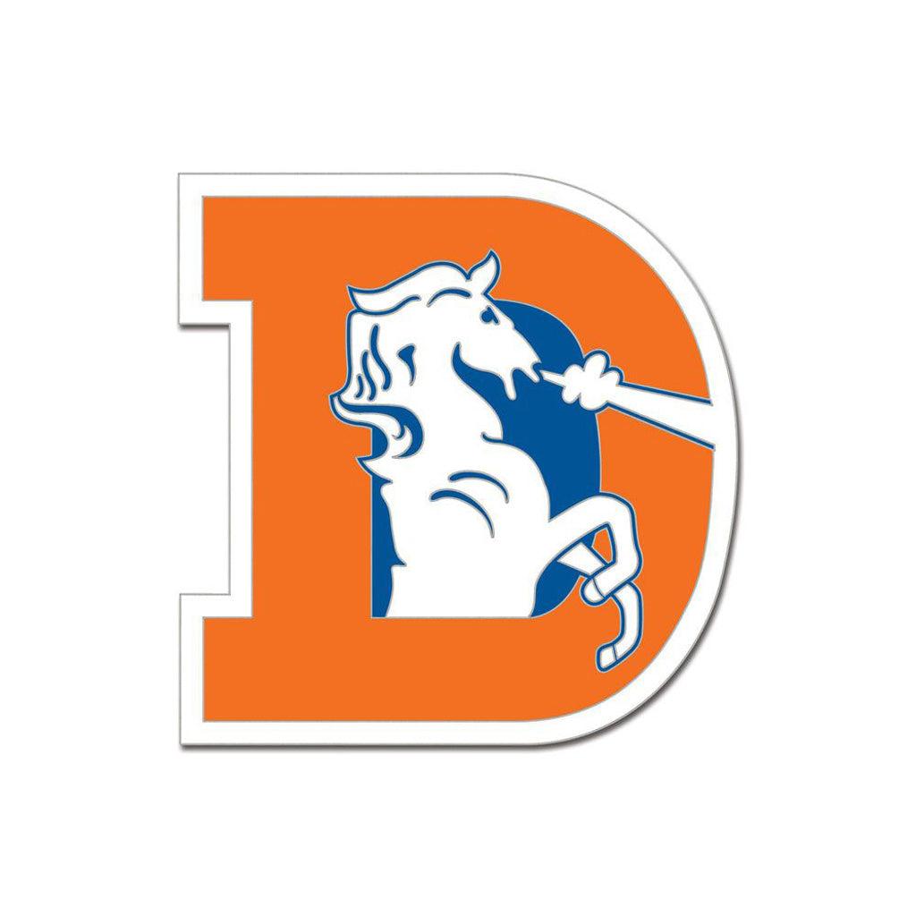 NFL Denver Broncos WinCraft Retro Logo Pin - Orange
