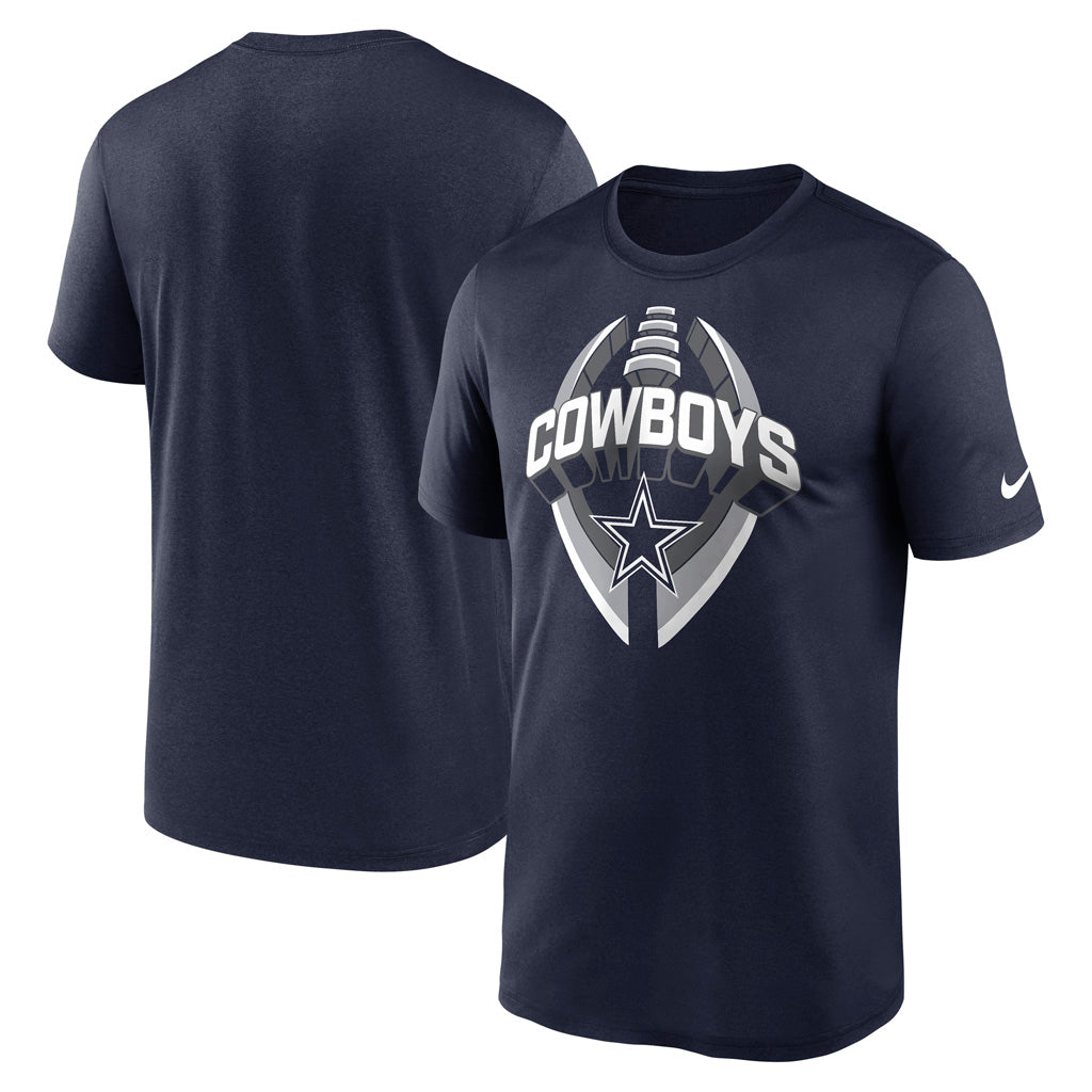 NFL Dallas Cowboys Nike 2025 Icon Legend T-Shirt - Navy