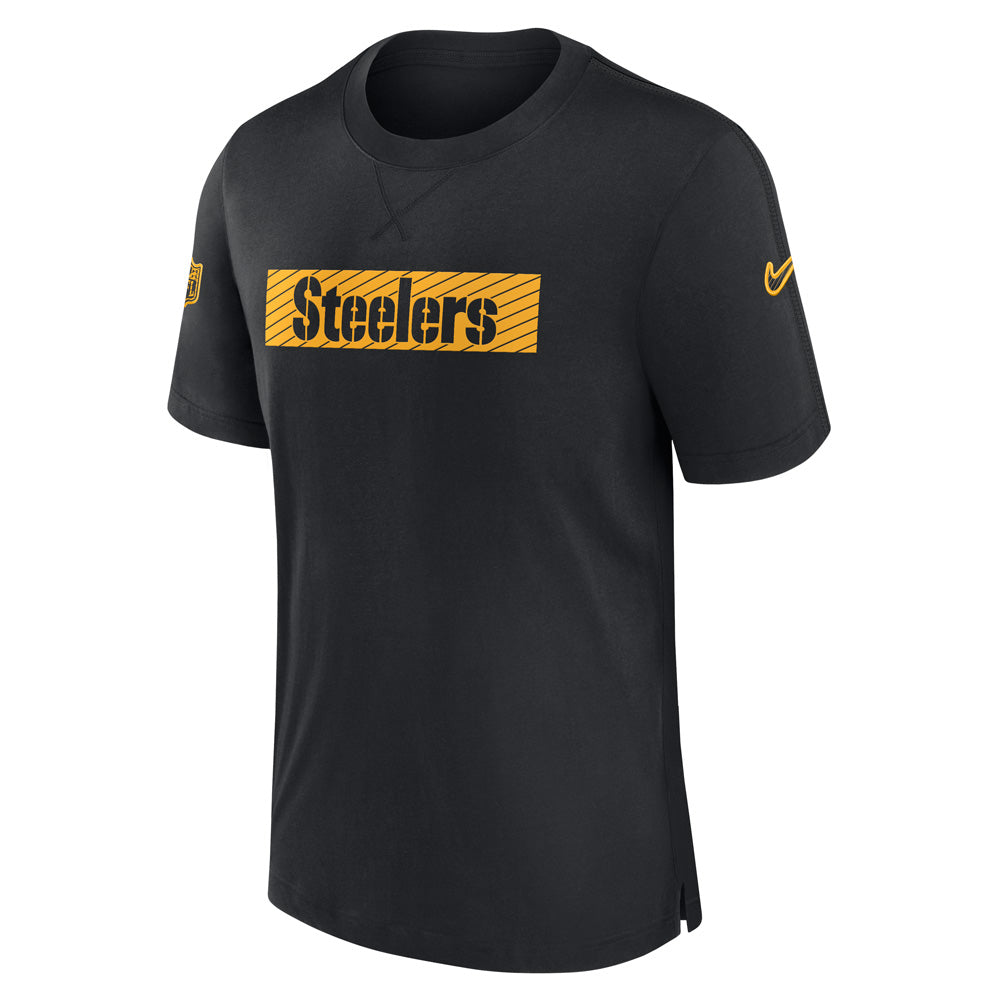 NFL Pittsburgh Steelers Nike Sideline Player Performance T-Shirt - Black