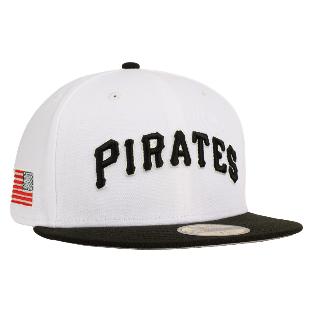 MLB Pittsburgh Pirates New Era Space Shuttle 59FIFTY Fitted Hat - White
