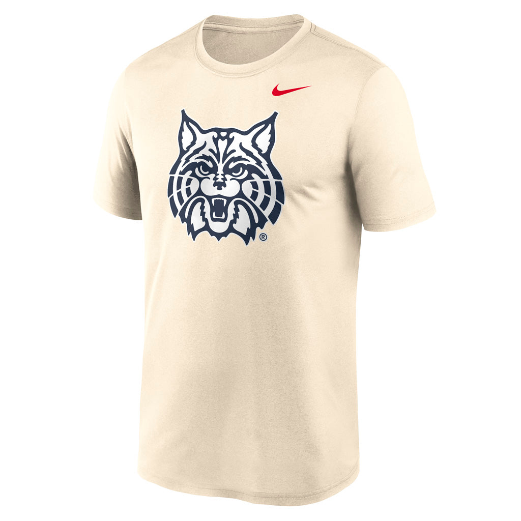 NCAA Arizona Wildcats Nike Cathead Logo Legend T-Shirt - Natural