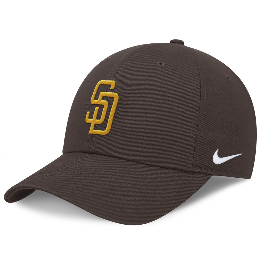 MLB San Diego Padres Nike Primary Club Adjustable Hat - Brown