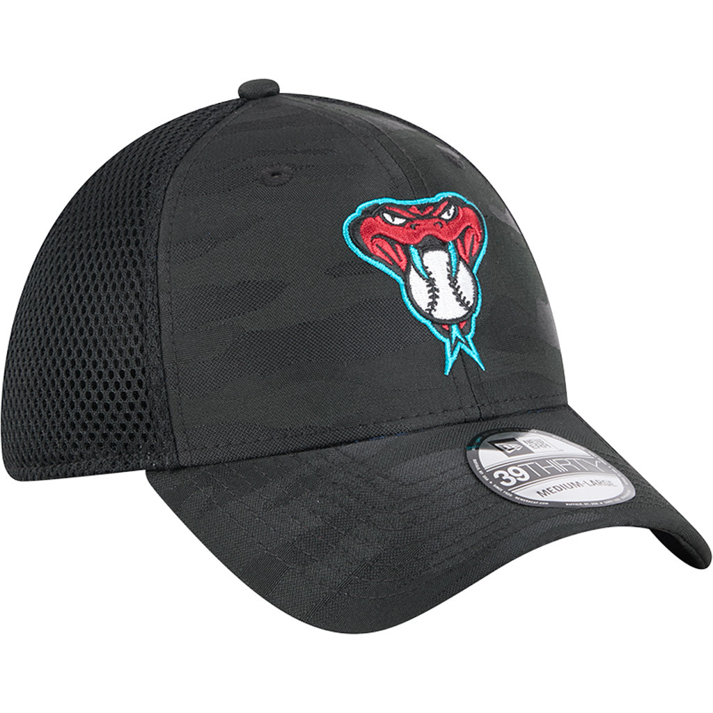 MLB Arizona Diamondbacks New Era Black Camo 39THIRTY Flex Fit Hat - Black