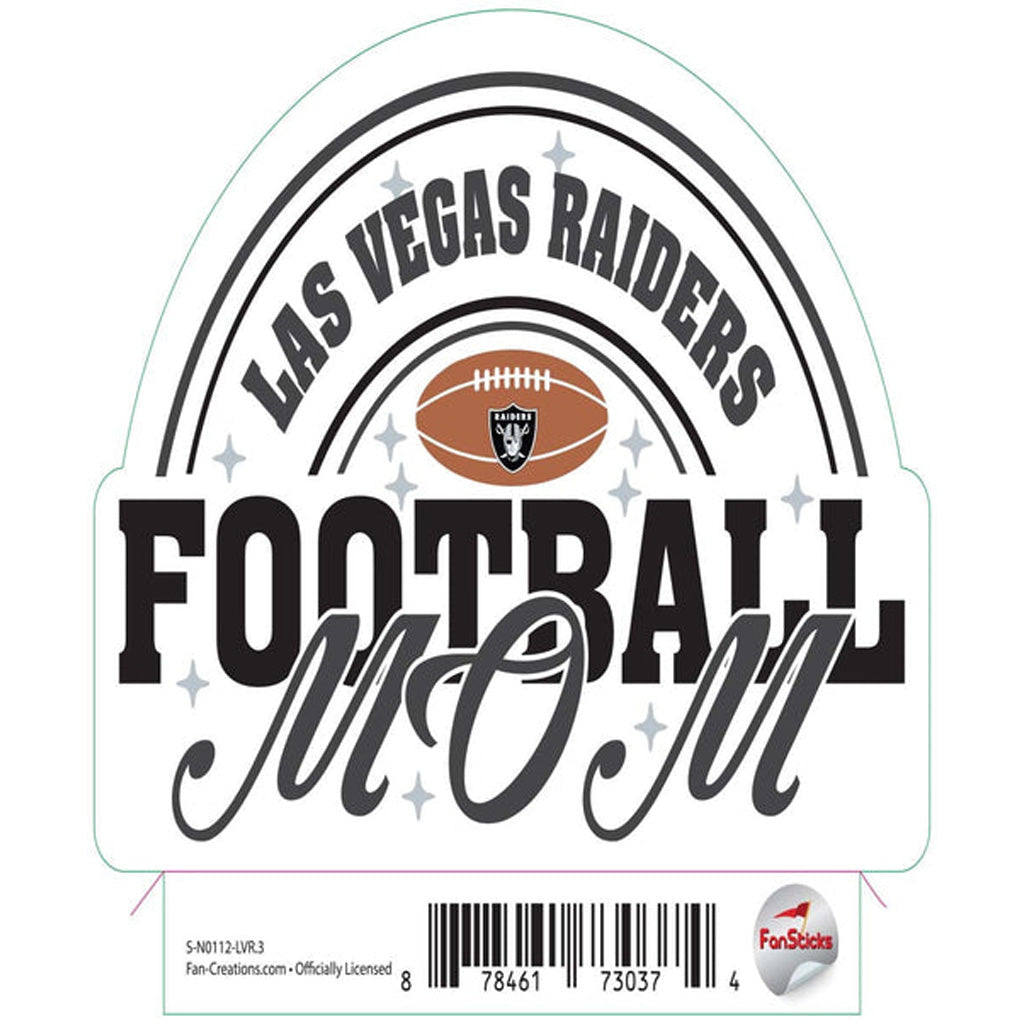 NFL Las Vegas Raiders Fan Creations Mom Sticker